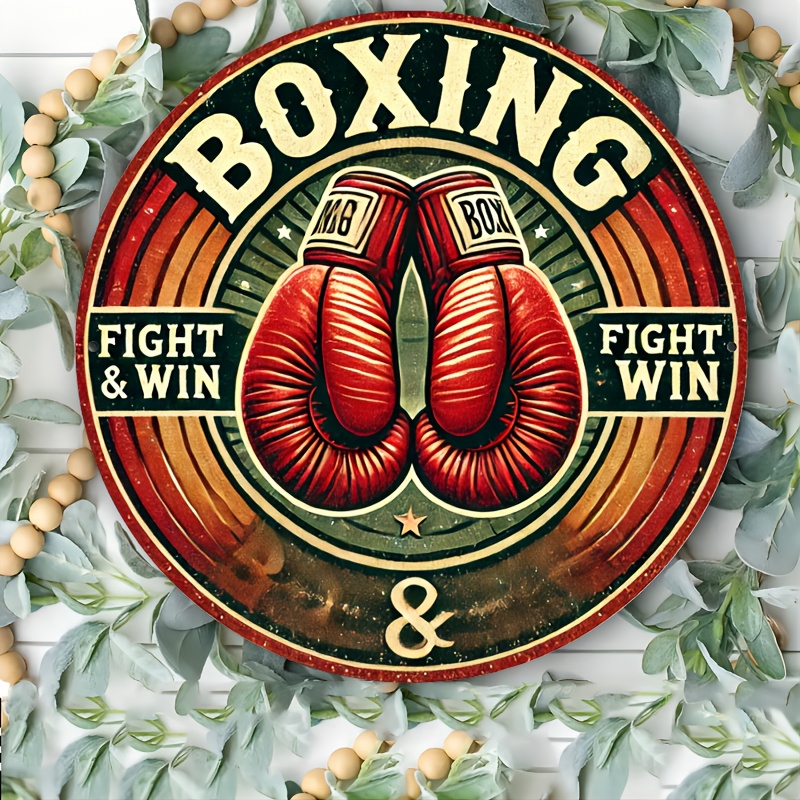 Home Gym Decor - Room Decor 1pc Retro Boxing Gym