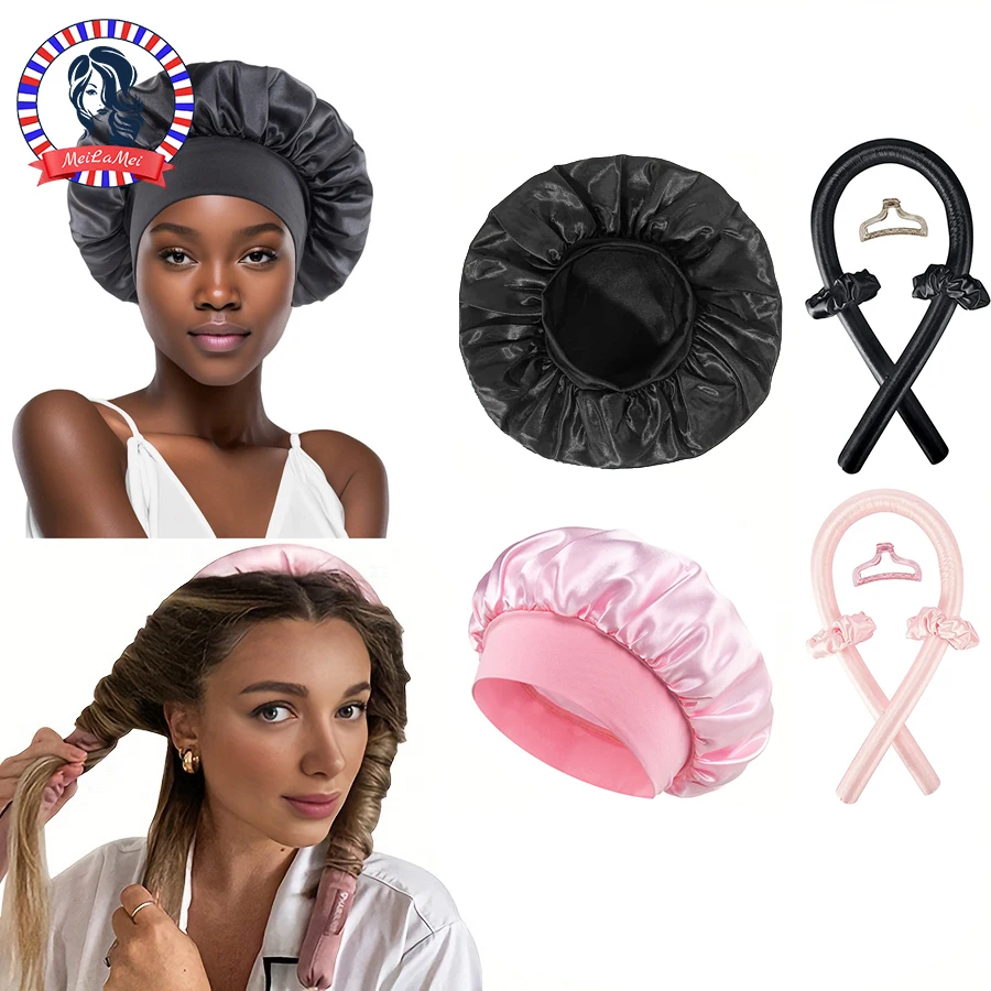 Preacher Curl Pad - No Heat Hair Curler And Satin