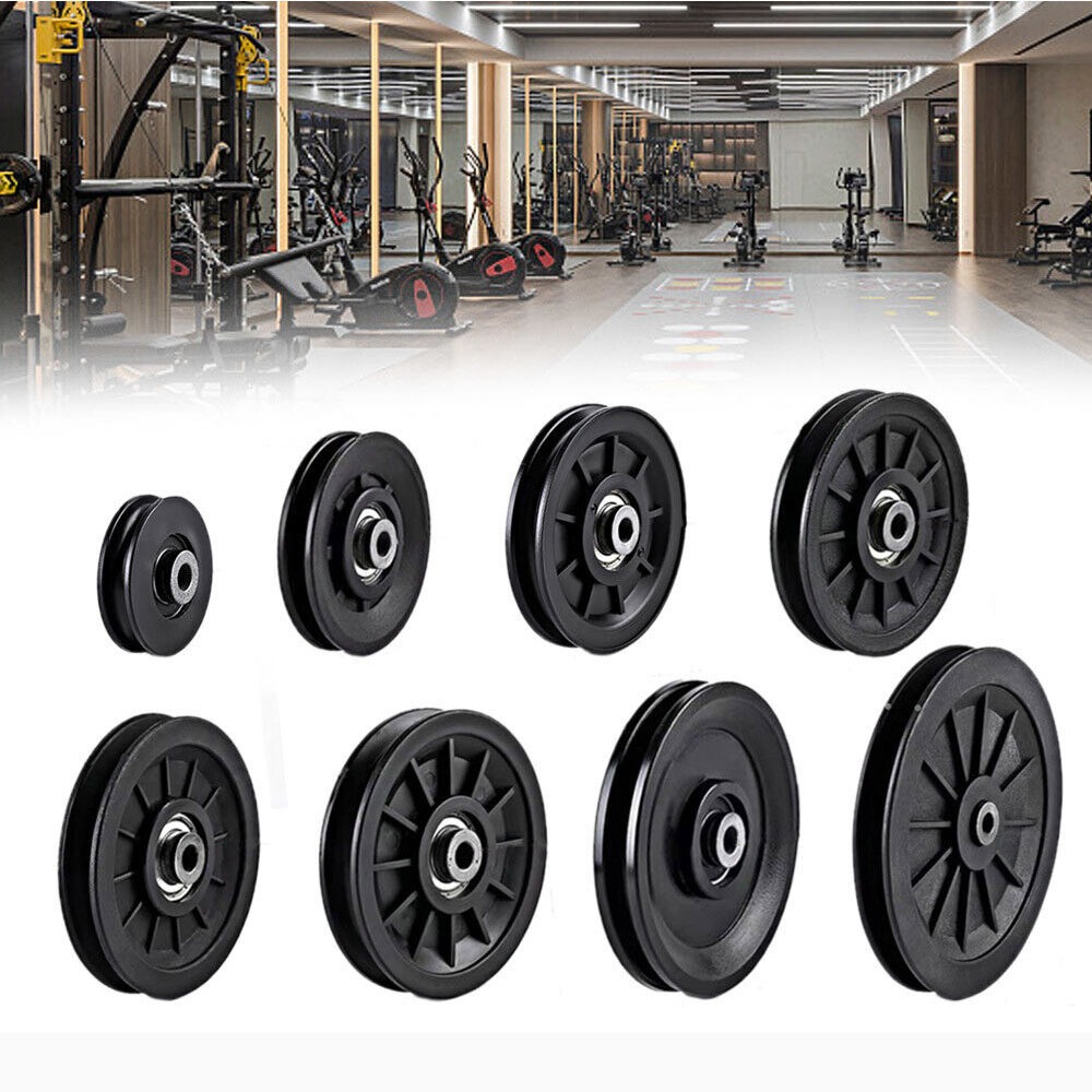 Cable Pulley System - High Quality Black Nylon Bearing Pulley