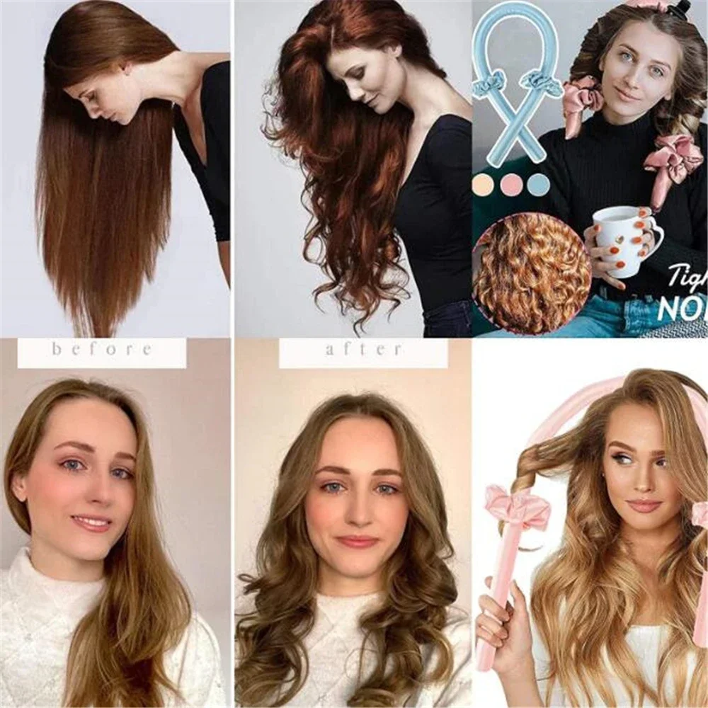 Heatless Curling Rod Headband  - Preacher Curl Pad recension och pris