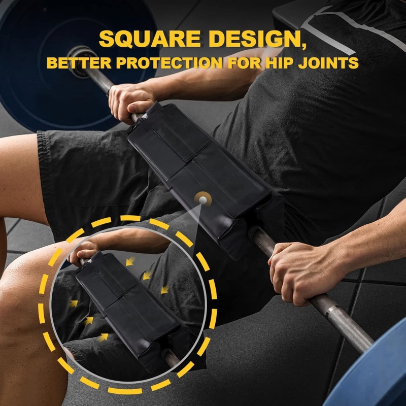 Square Hip Thrust Pad Barbell  - Preacher Curl Pad recension och pris