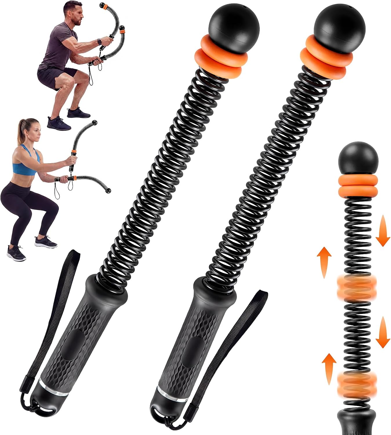 Adjustable Ropeless Battle Rop - Home Gym Women recension och pris