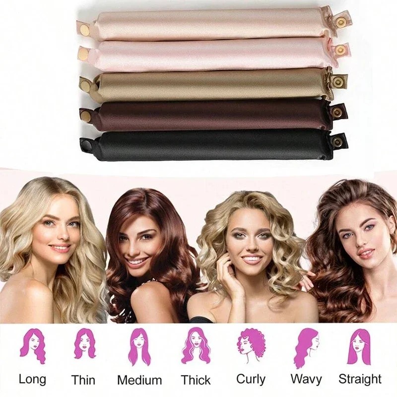 Heatless Hair Curlers Satin Cu - Preacher Curl Pad recension och pris