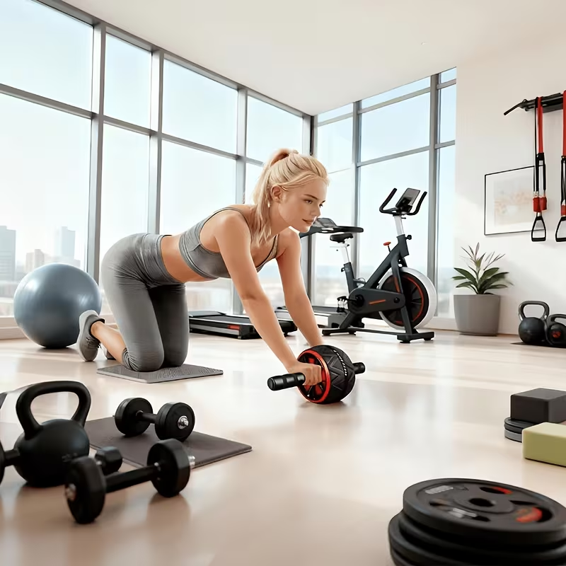 Ab Roller Wheel and Knee Mat,  - Home Gym Unit recension och pris