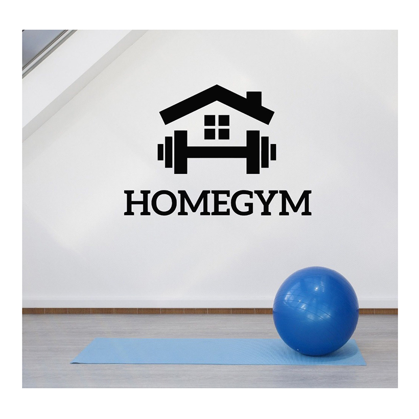 Removable Decals, Gym Wall Sti - Home Gym Wallpaper recension och pris