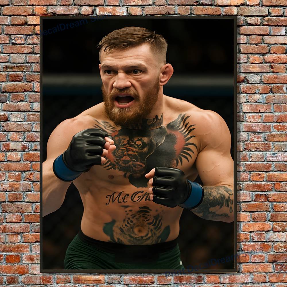 C-Conor Mcgregor Poster Home G - Home Gym Wallpaper recension och pris
