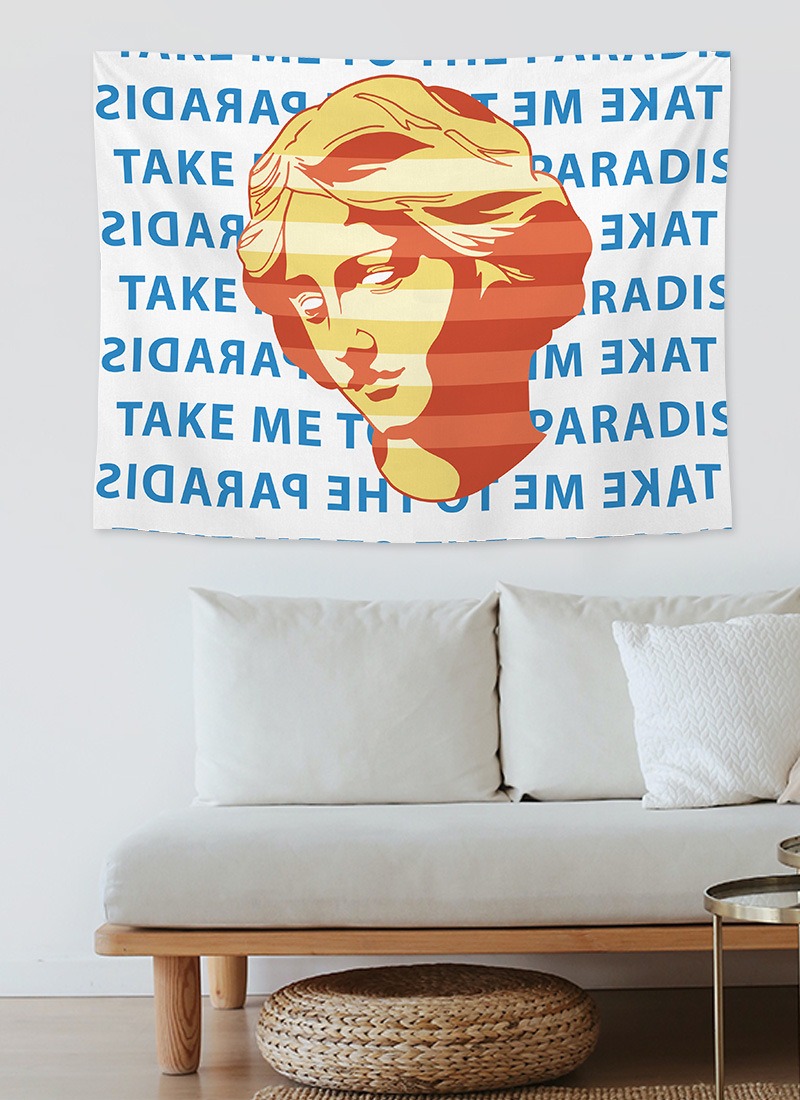 Abstract Cartoon Background Ha - Home Gym Decor recension och pris