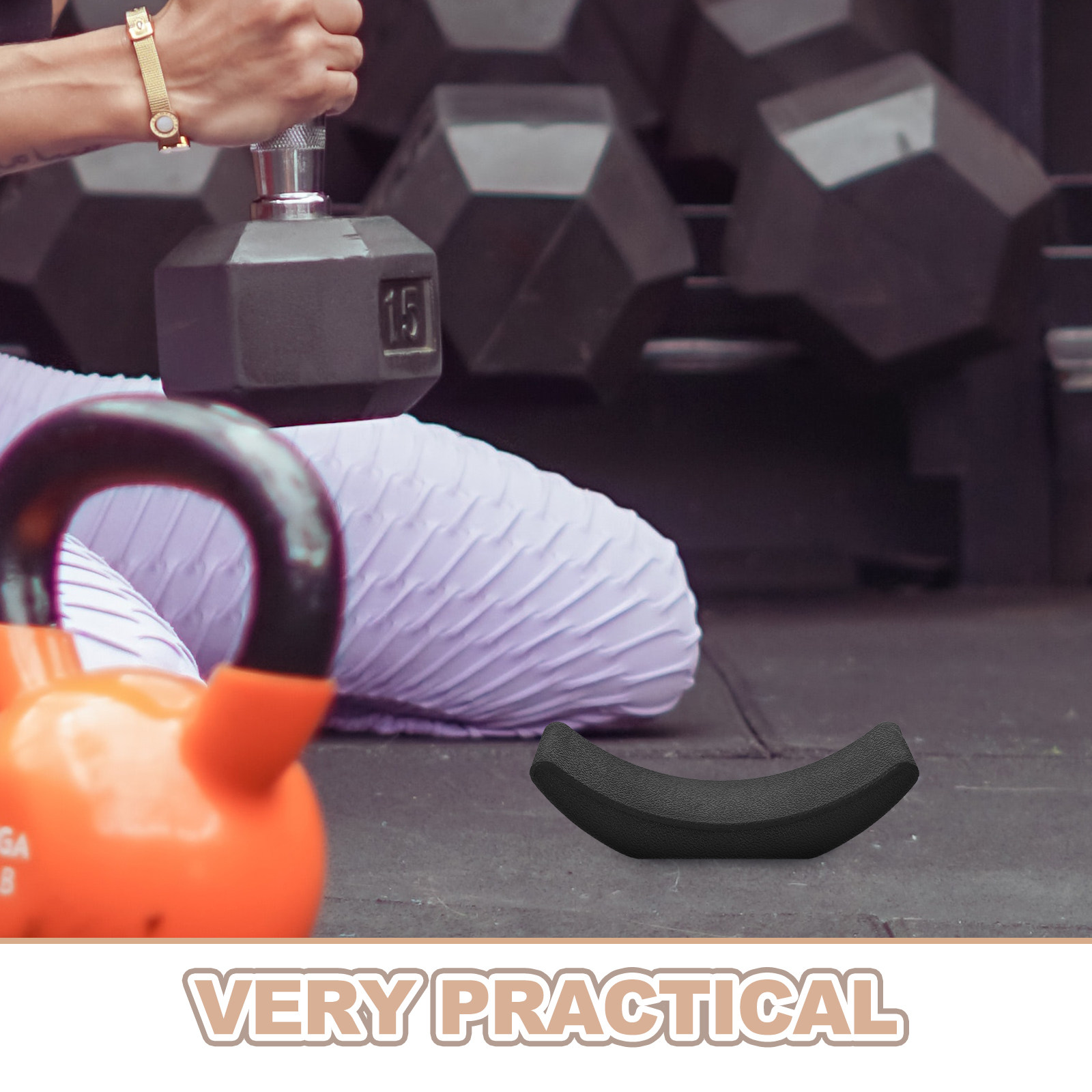 4Pcs Dumbbell Rack Stand Rubbe - Home Gym Women recension och pris