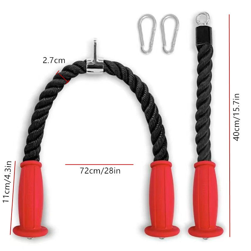 Ergonomic Tricep Ropes Non-Sli - Home Gym Unit recension och pris