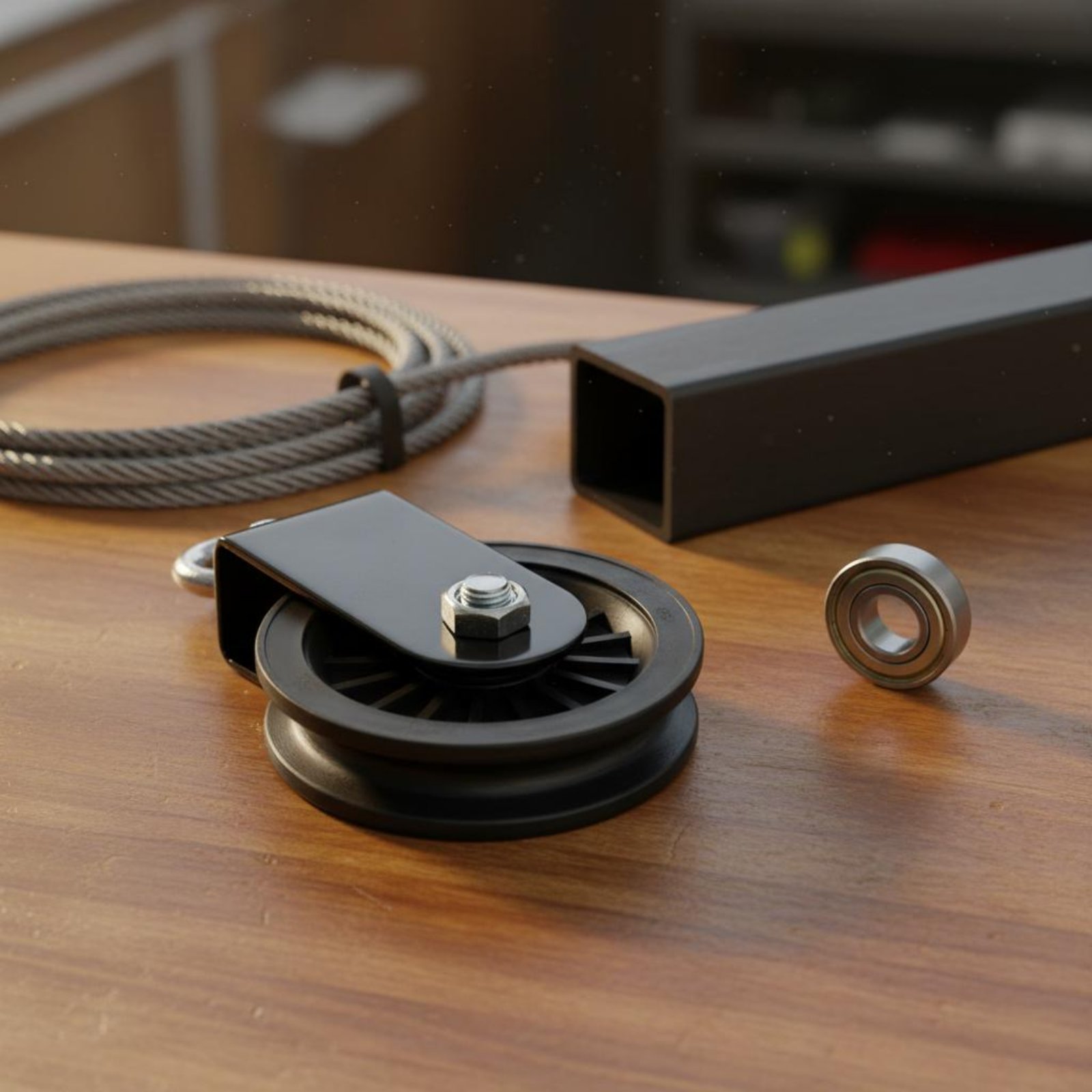 DIY Fitness Pulley Bracket Sil - Cable Pulley System recension och pris