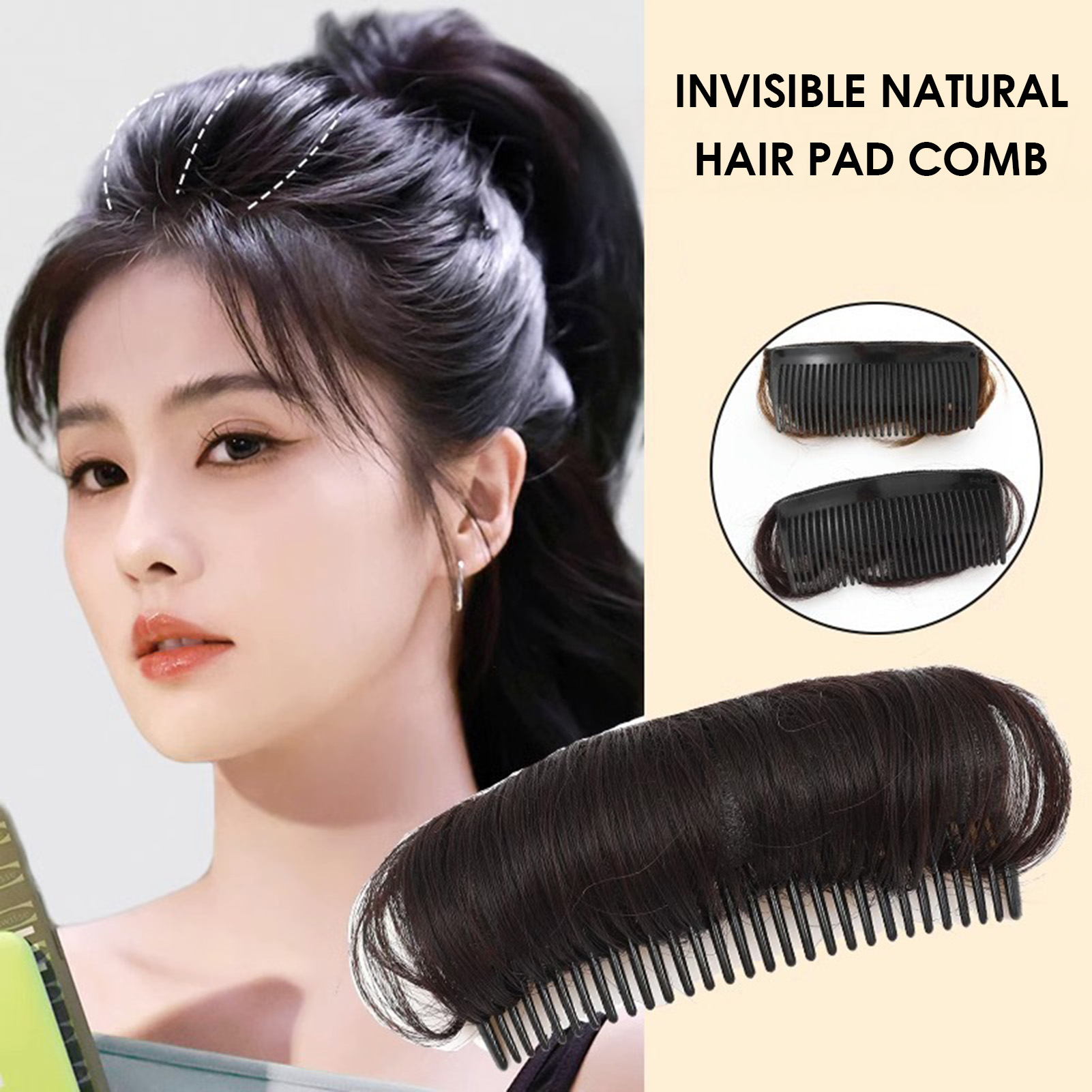 Invisible Puff Hair Head Comb  - Preacher Curl Pad recension och pris