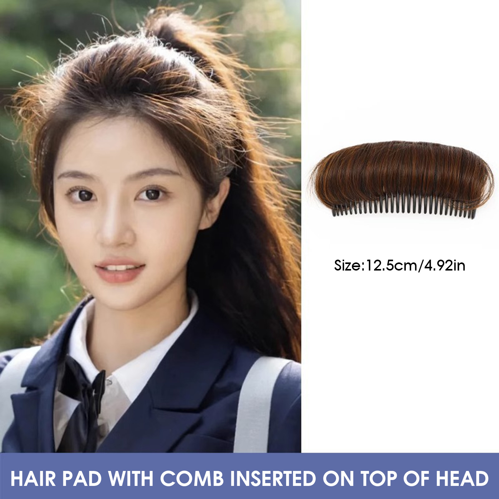 Invisible Puff Hair Head Comb  - Preacher Curl Pad recension och pris