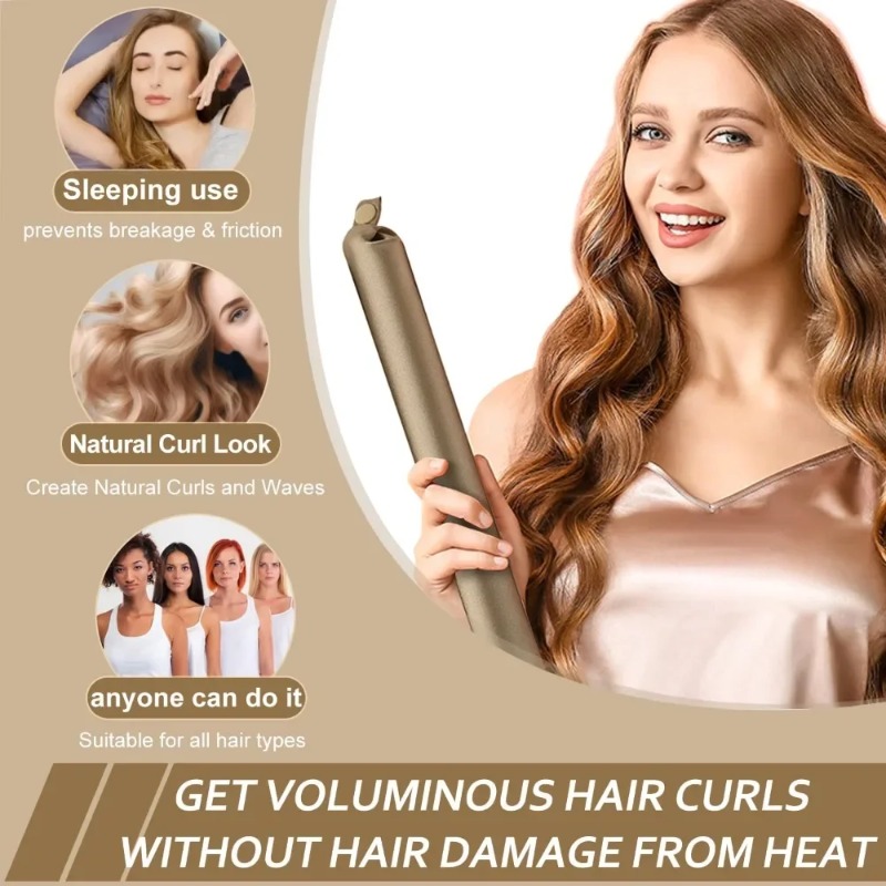 No Heat Hairs Rollers Heatless - Preacher Curl Pad recension och pris