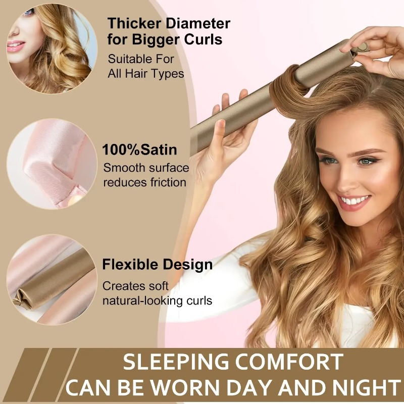 No Heat Hairs Rollers Heatless - Preacher Curl Pad recension och pris