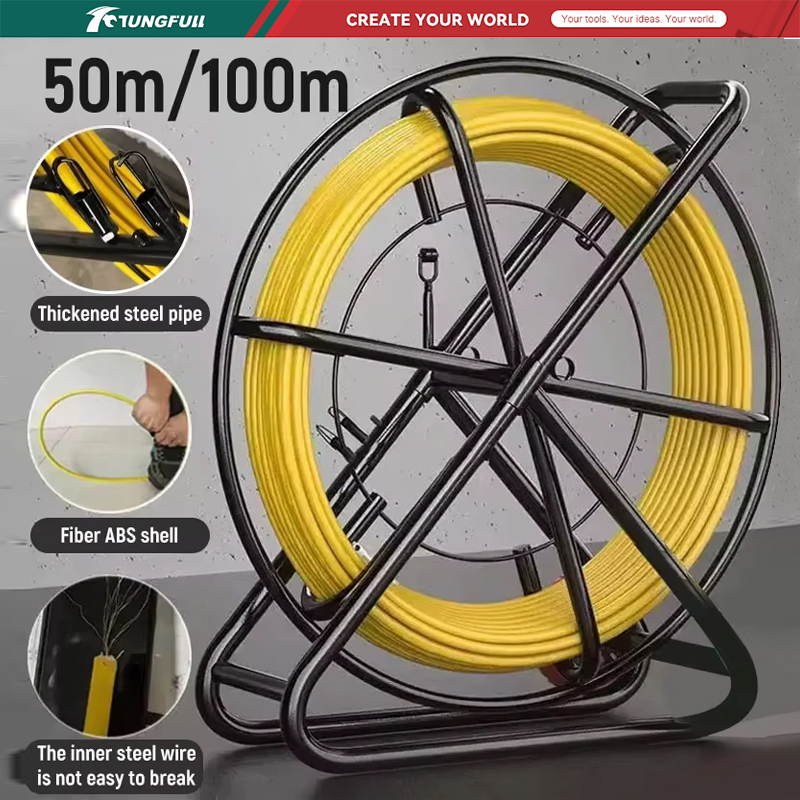 TUNGFULL 50M 100M Fiberglass C - Cable Pulley System recension och pris