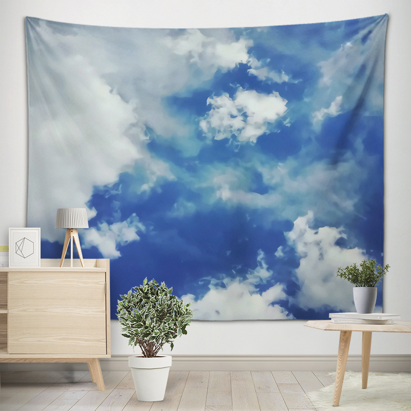 Melodious Clouds Art Tapestry  - Home Gym Decor recension och pris