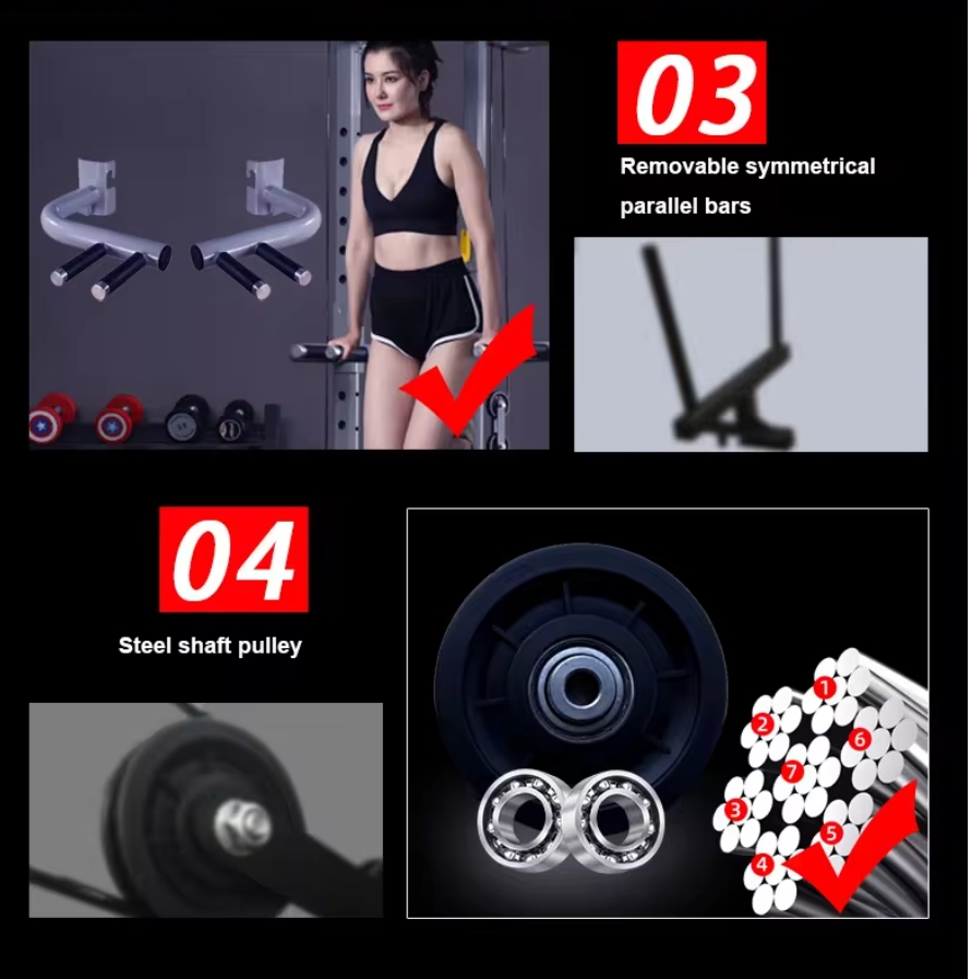 DXXY YR-1601 Fitness Equipment - Cable Pulley System recension och pris