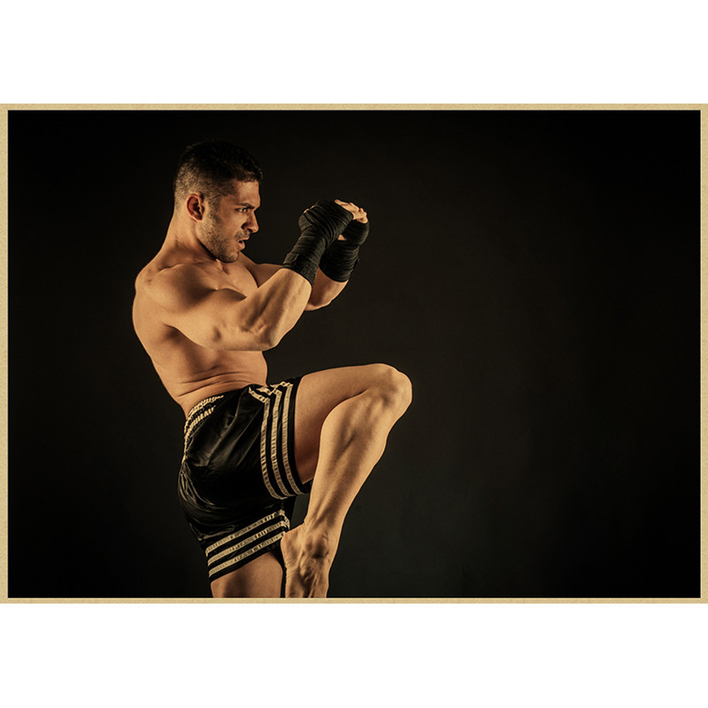 Kraft Paper Painting Poster Bo - Home Gym Wallpaper recension och pris
