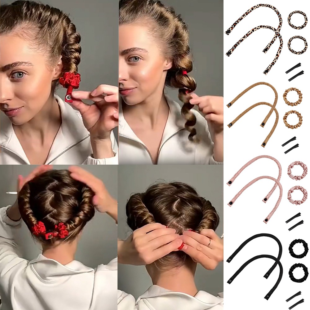 6Pcs Soft Hair Curlers No Heat - Preacher Curl Pad recension och pris