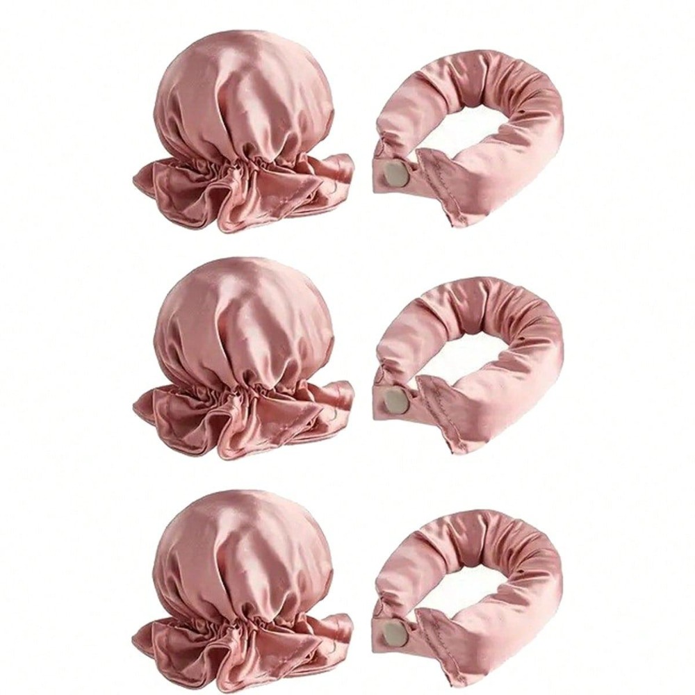 2/4/6Pcs Satin Heatless Curlin - Preacher Curl Pad recension och pris