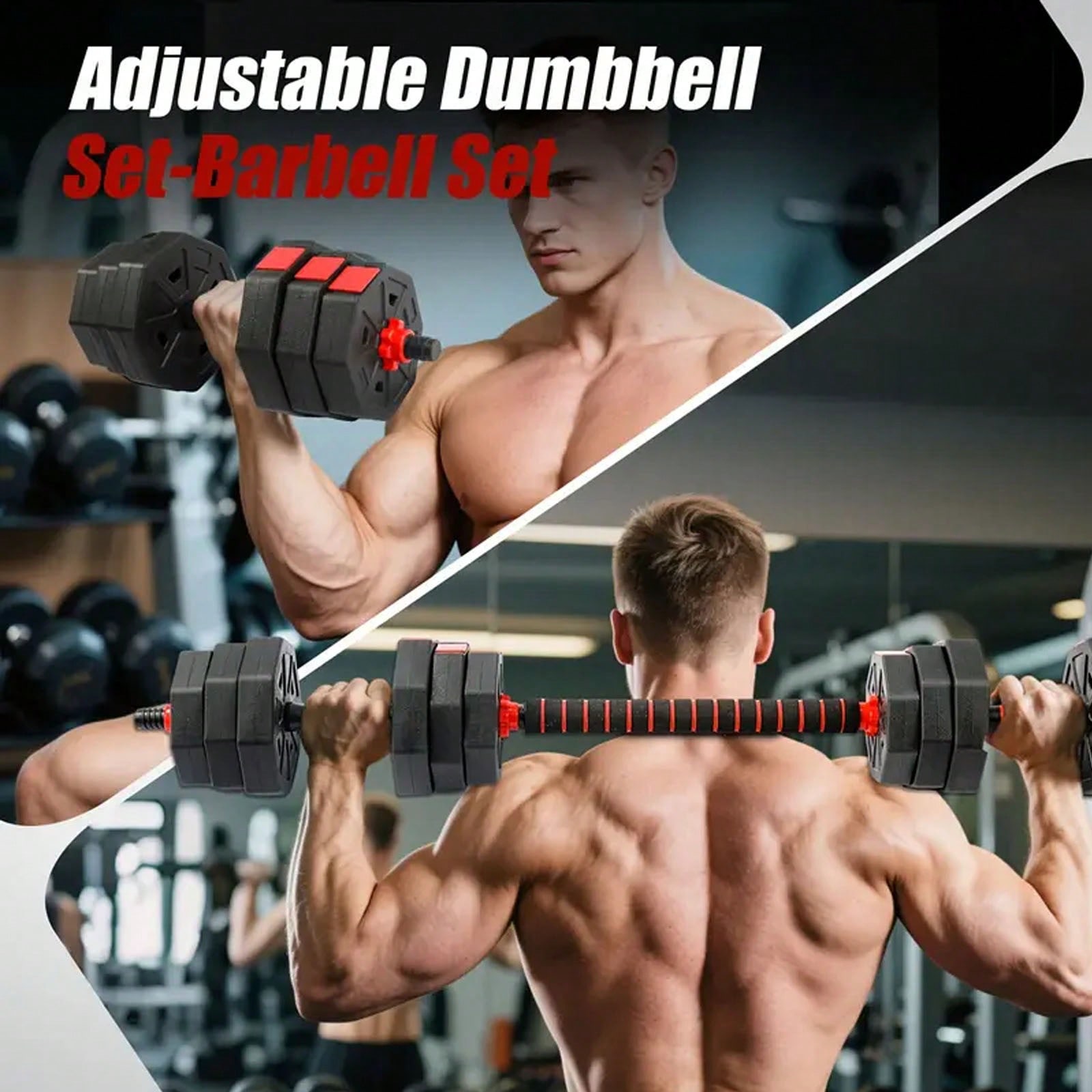 44lbs Free Weight Set With Con - Home Gym Used recension och pris