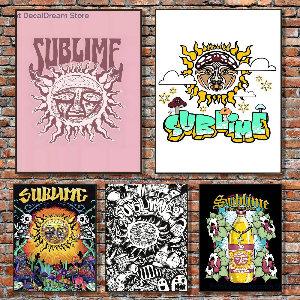 Band S-Sublime Poster Home Gym - Home Gym Wallpaper recension och pris