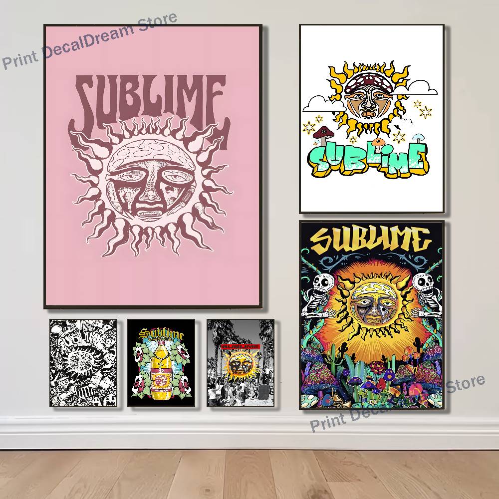 Band S-Sublime Poster Home Gym - Home Gym Wallpaper recension och pris