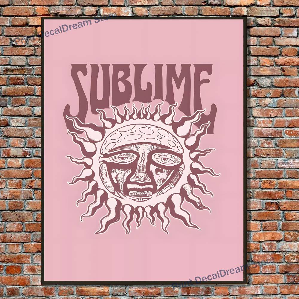 Band S-Sublime Poster Home Gym - Home Gym Wallpaper recension och pris