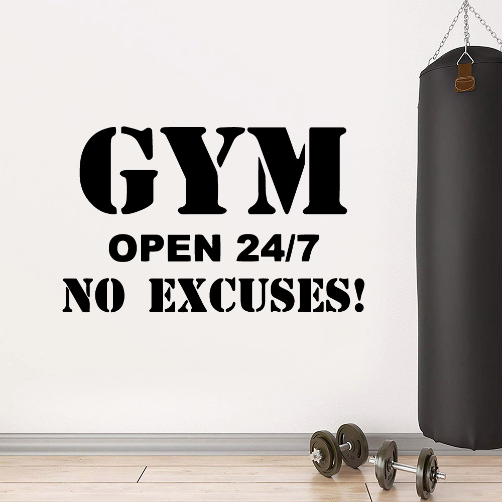 1 pc Colorful Fitness Pvc Wall - Home Gym Wallpaper recension och pris