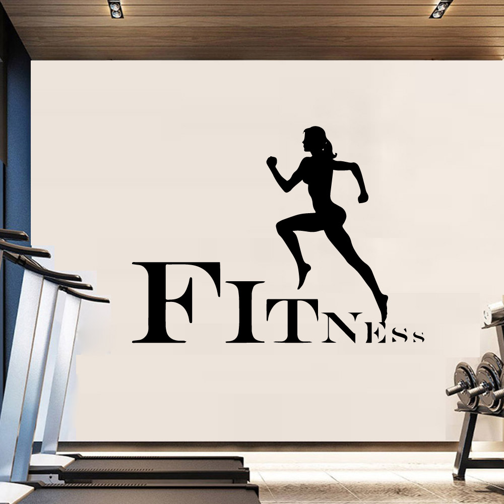 1 pc Colorful Fitness Pvc Wall - Home Gym Wallpaper recension och pris
