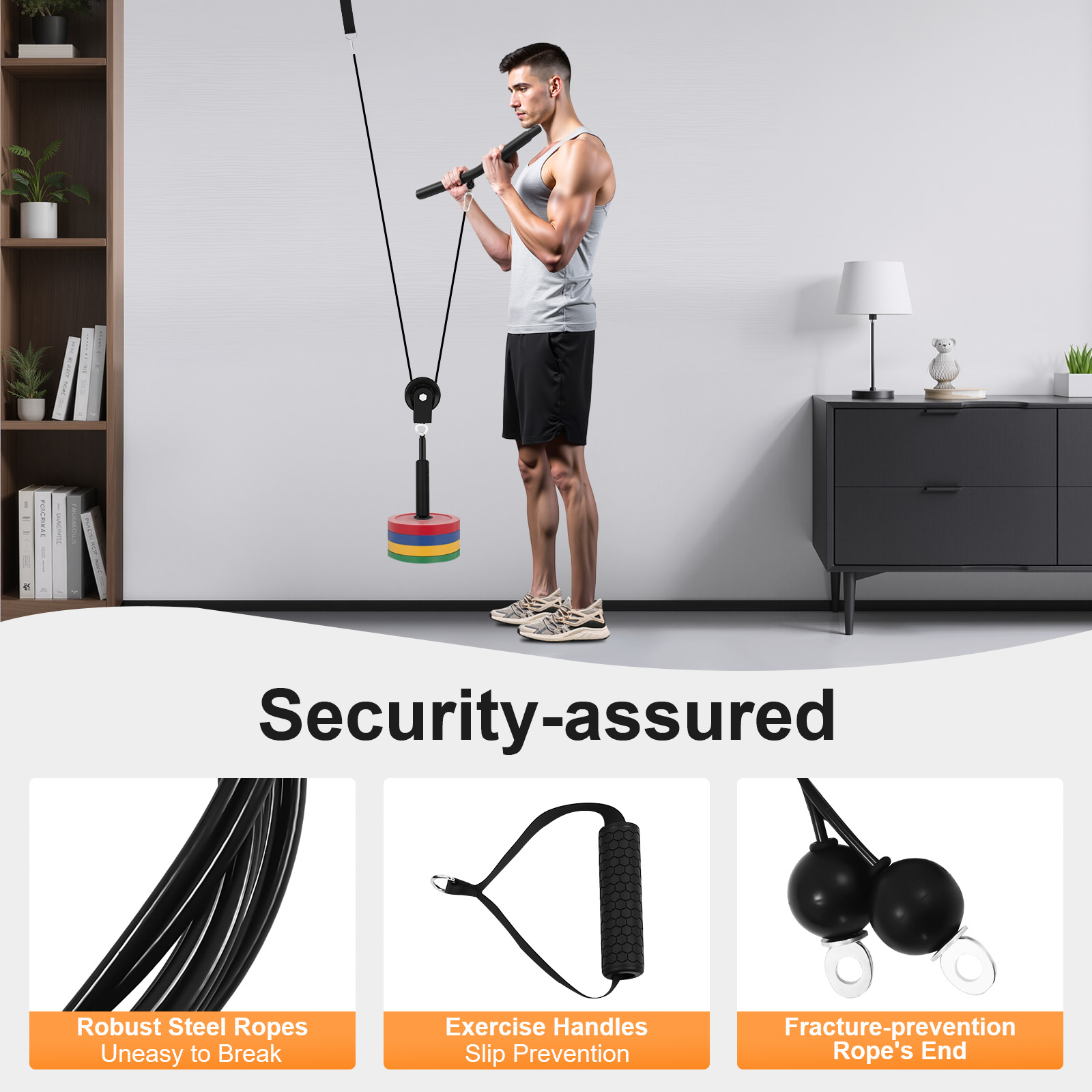 120kg Cable Pull Fitness Syste - Cable Pulley System recension och pris