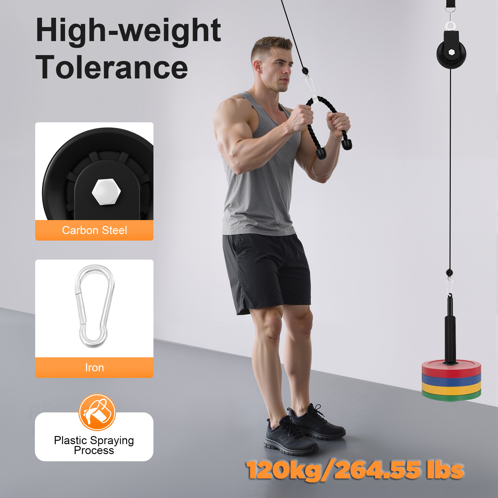 120kg Cable Pull Fitness Syste - Cable Pulley System recension och pris