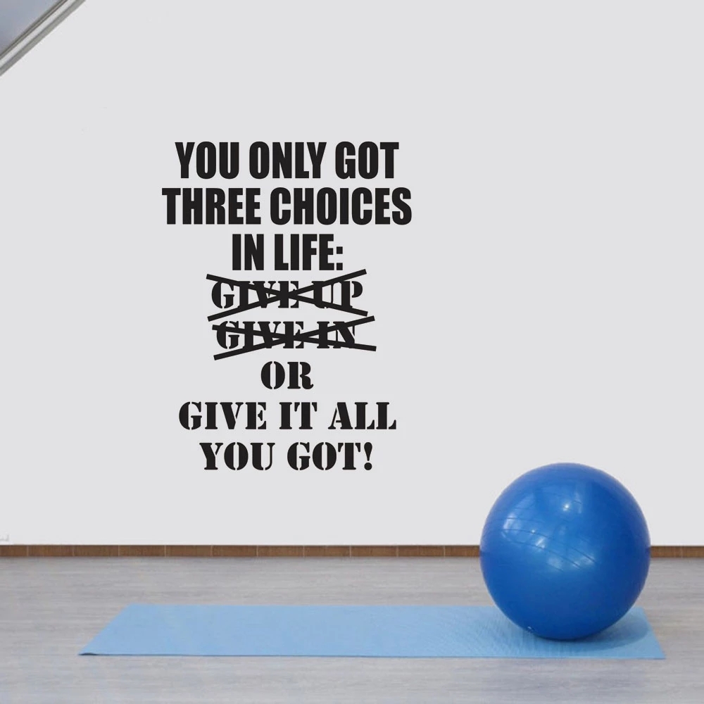 1 pc hot sale GYM culture Wall - Home Gym Wallpaper recension och pris