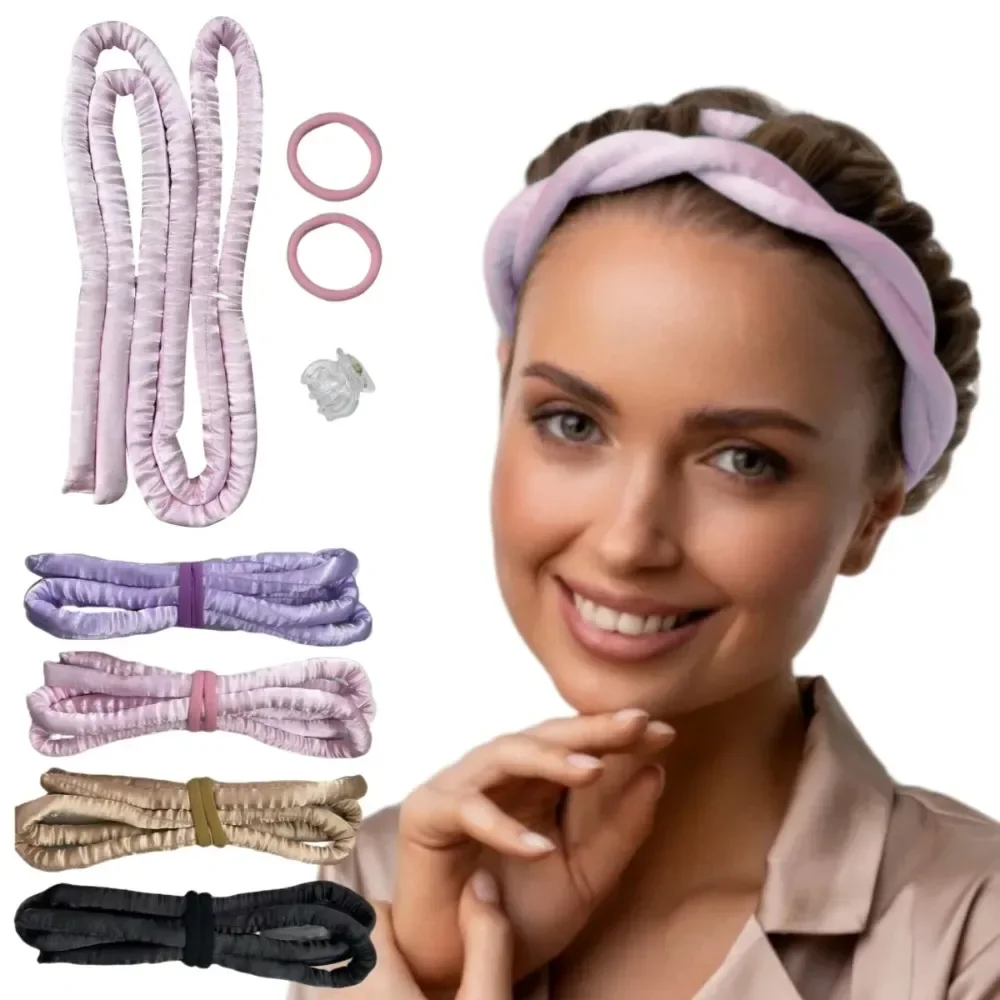 Heatless Curling Rod Headband  - Preacher Curl Pad recension och pris