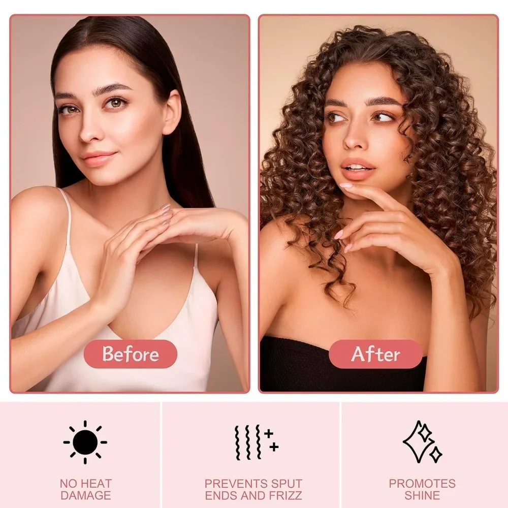Heatless Curling Rod Headband  - Preacher Curl Pad recension och pris
