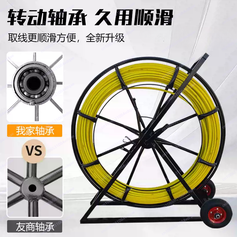 New 8mm 100m Fiberglass Wire C - Cable Pulley System recension och pris
