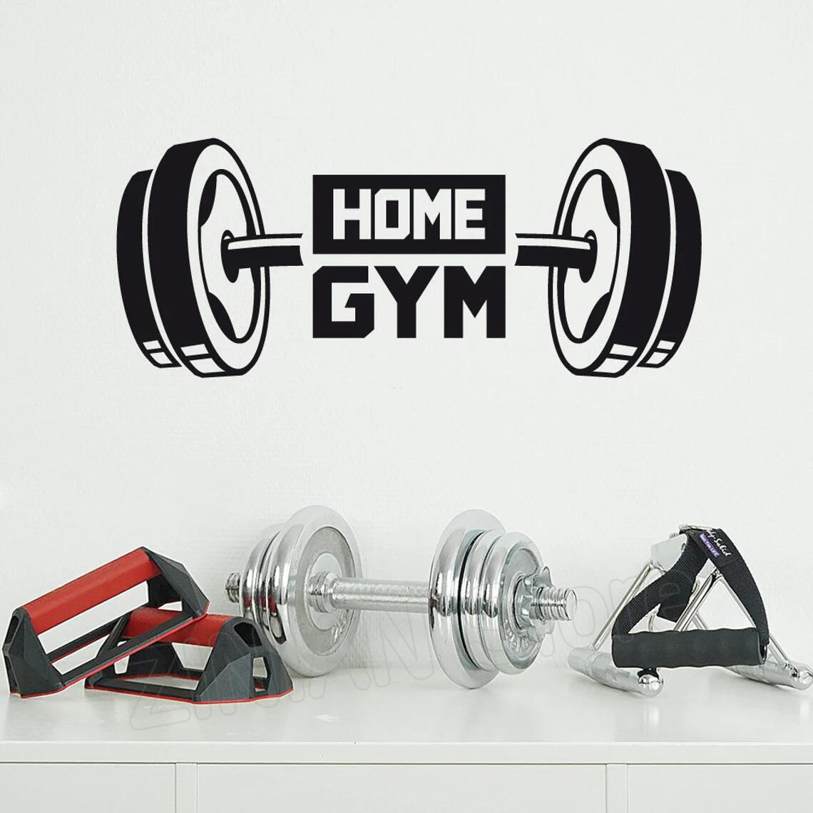 Fitness Home Gym Decor Wall St - Home Gym Wallpaper recension och pris