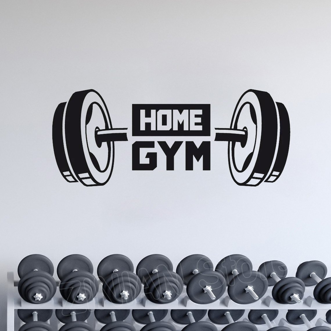 Fitness Home Gym Decor Wall St - Home Gym Wallpaper recension och pris